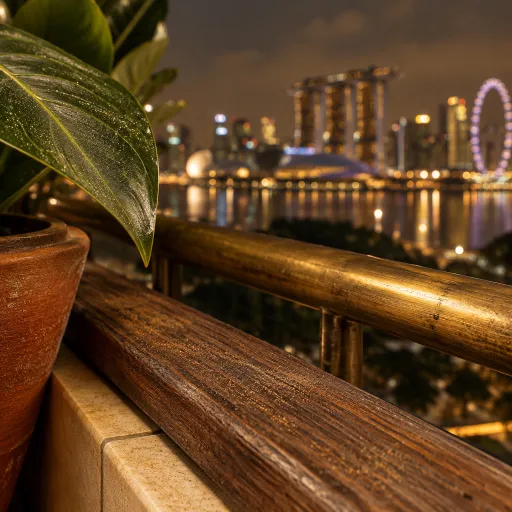 Romantic places in Singapore at night for skyline views and hotel stays